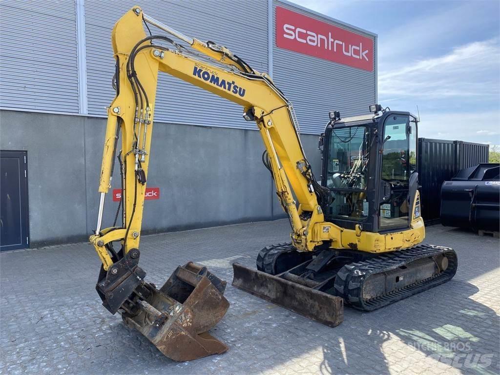 Komatsu PC55MR-5 Ekskavatori uz riteņiem
