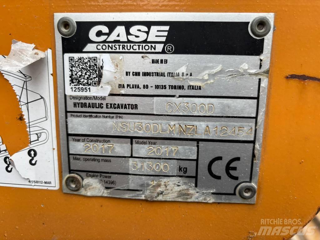 CASE CX300D Kāpurķēžu ekskavatori