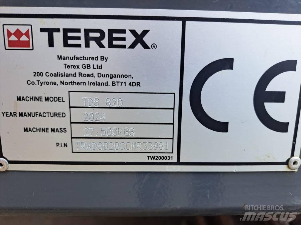 Terex Ecotec TDS 820 Atkritumu smalcinātāji