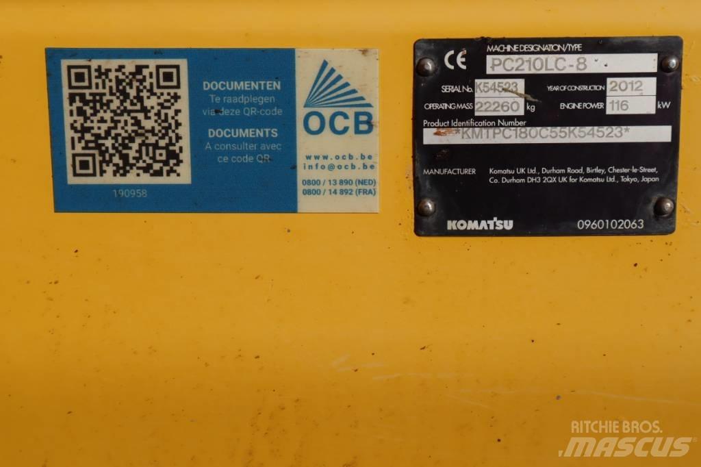 Komatsu PC 210 LC-8 Kāpurķēžu ekskavatori