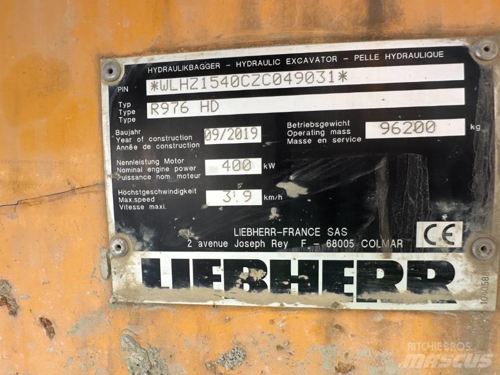 Liebherr R 976 HD Kāpurķēžu ekskavatori