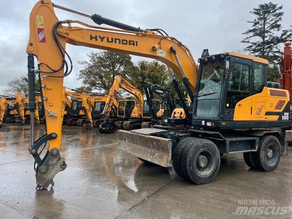 Hyundai HW140 Ekskavatori uz riteņiem