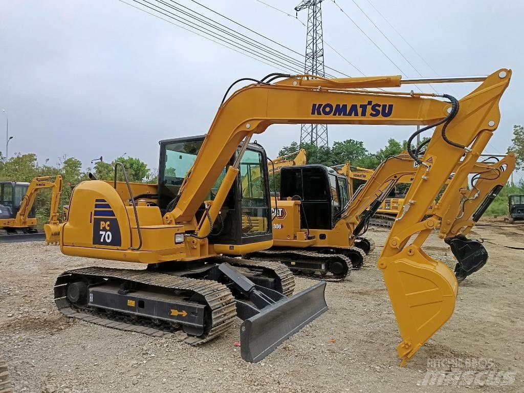 Komatsu PC 70 Kāpurķēžu ekskavatori