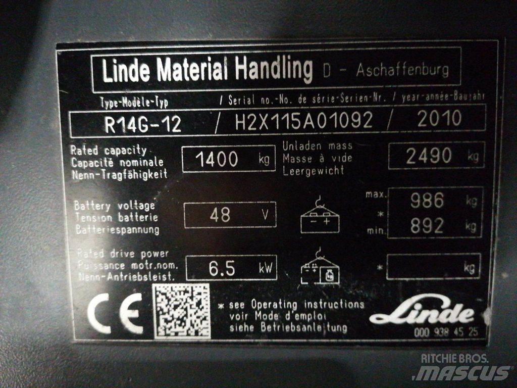 Linde R14G-12 Lielaugstuma pārvadātājs