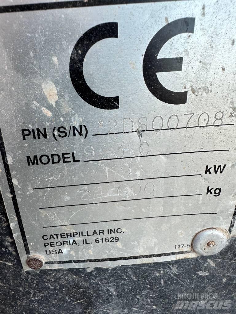 CAT 963 C Kāpurķēžu iekrāvēji