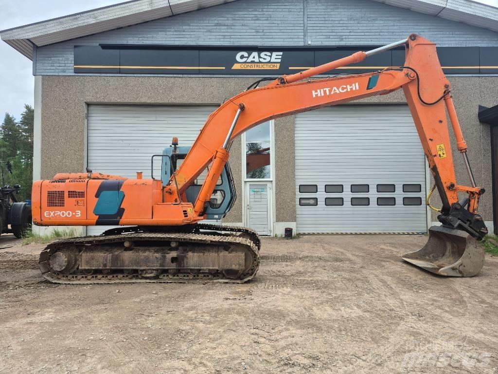 Hitachi EX 200-3 Kāpurķēžu ekskavatori