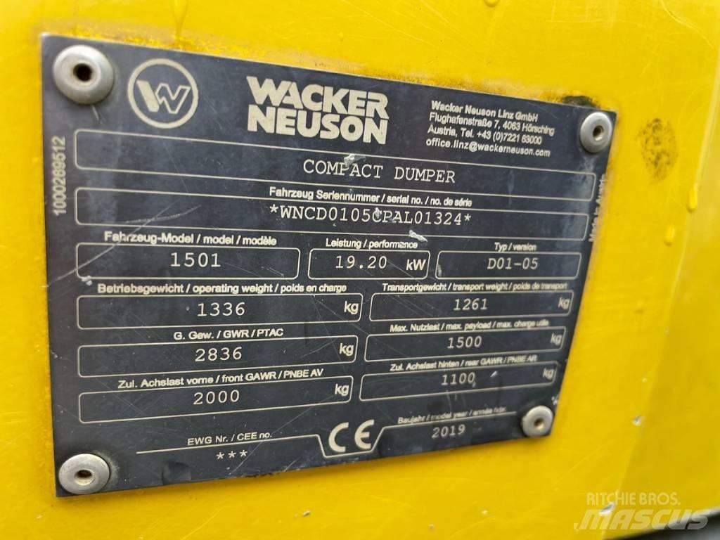 Wacker Neuson 1501 Mini pašizgāzēji