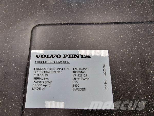 Volvo TAD1672VE Dzinēji