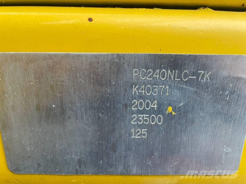 Komatsu PC 240 LC-7K Kāpurķēžu ekskavatori