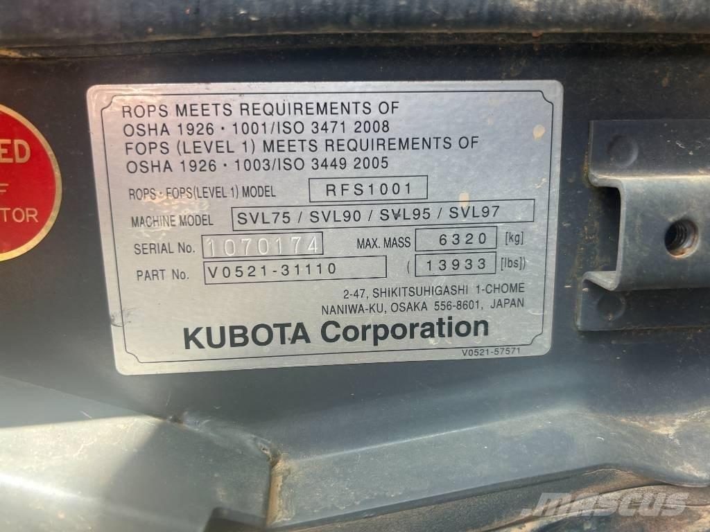 Kubota SVL 75-2 Lietoti riteņu kompaktiekrāvēji