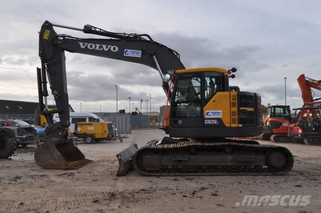 Volvo ECR 235 EL Kāpurķēžu ekskavatori