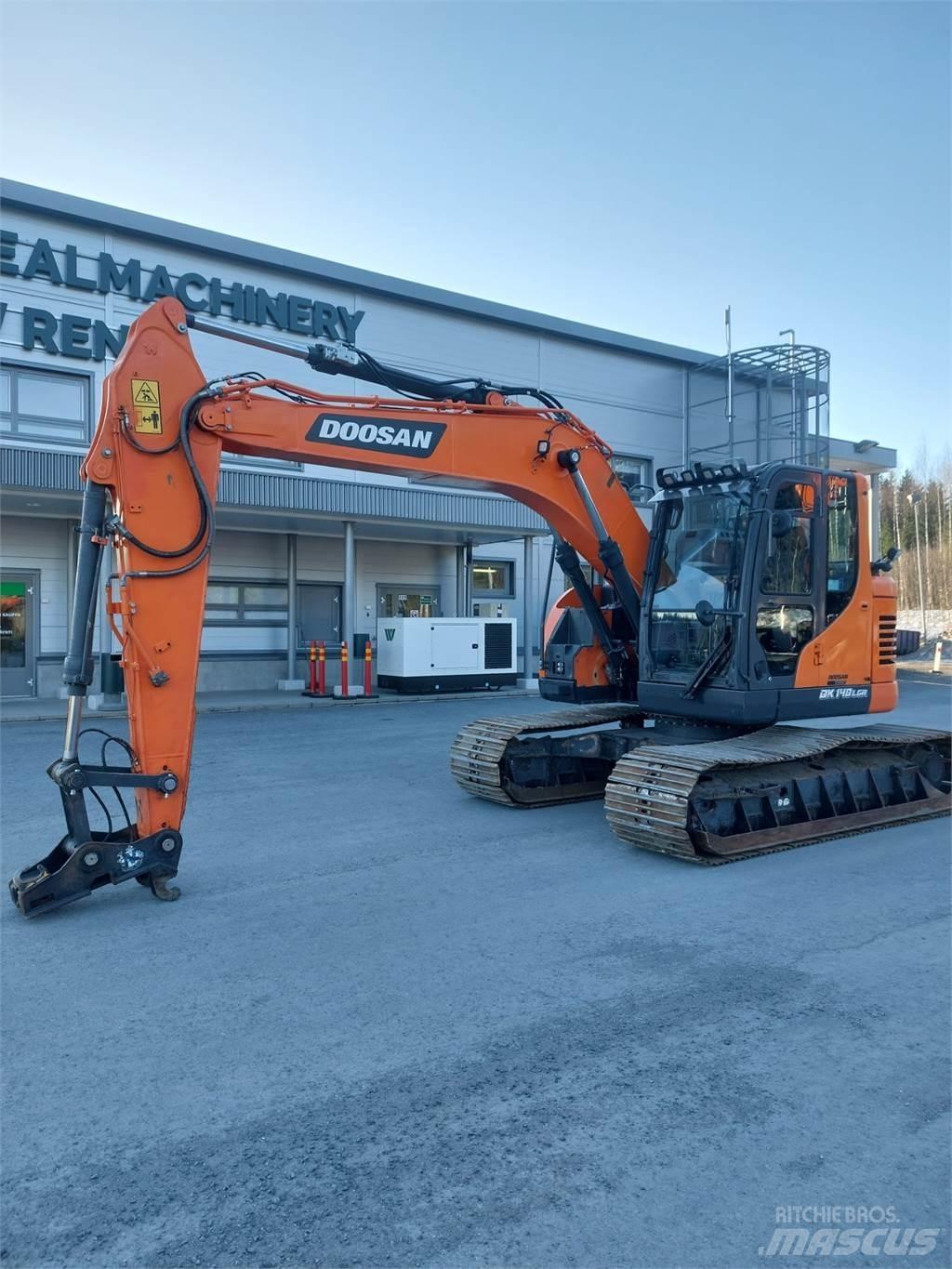 Doosan DX 140LCR 7 Kāpurķēžu ekskavatori
