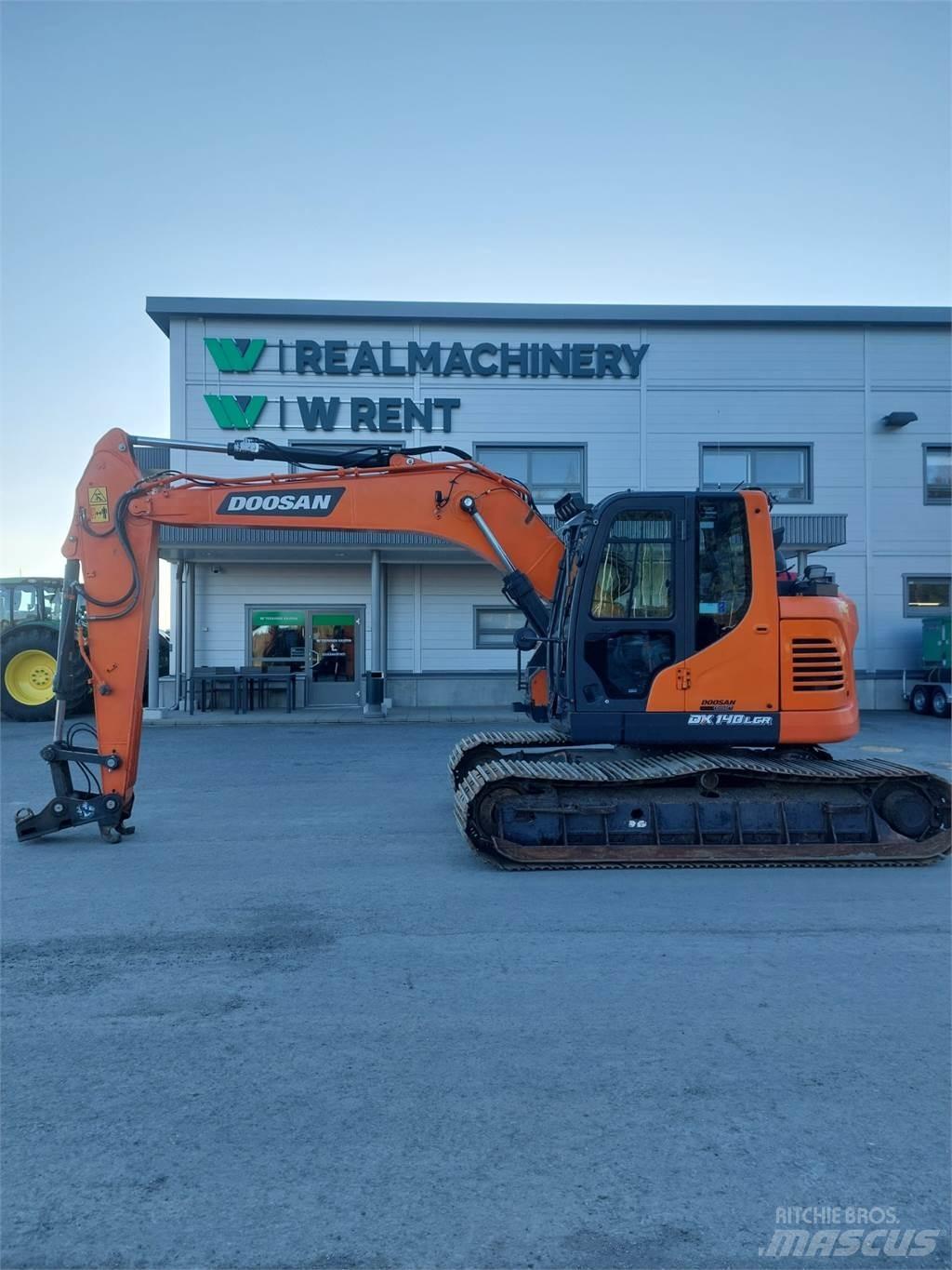 Doosan DX 140LCR 7 Kāpurķēžu ekskavatori