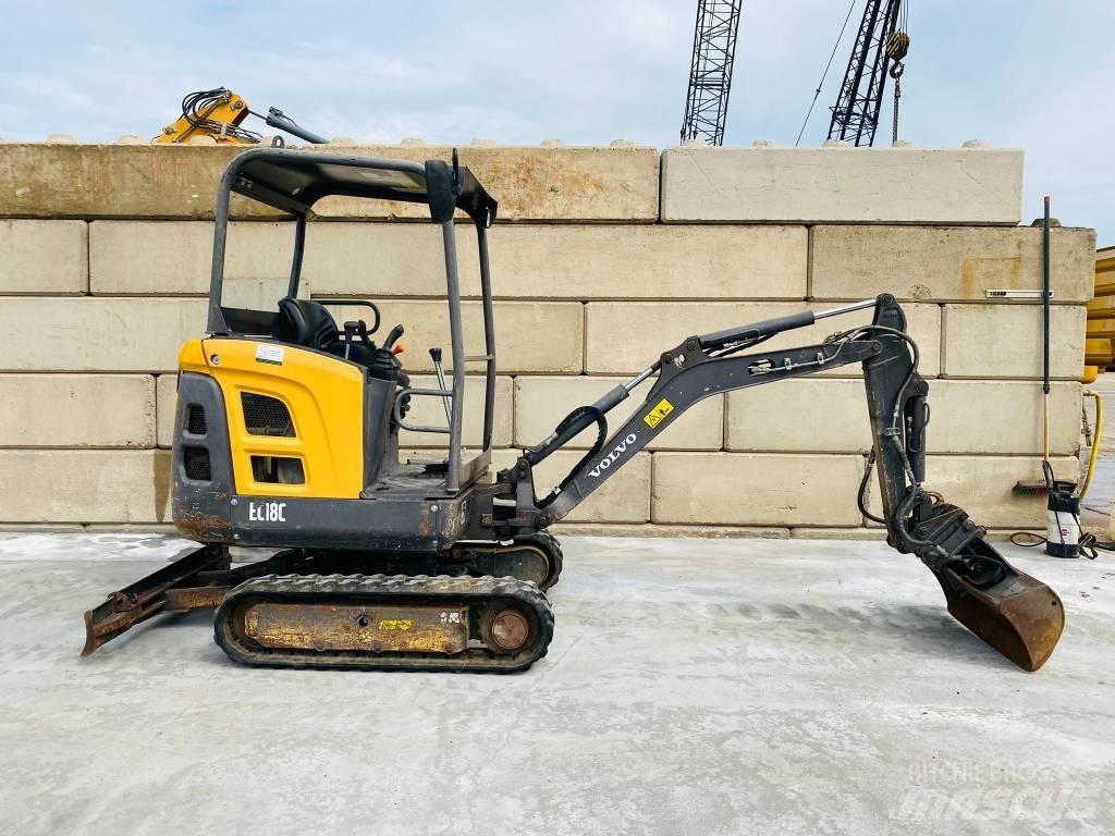 Volvo EC 18 C Mini ekskavatori < 7 t