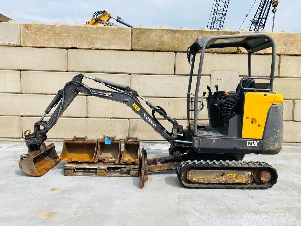 Volvo EC 18 C Mini ekskavatori < 7 t