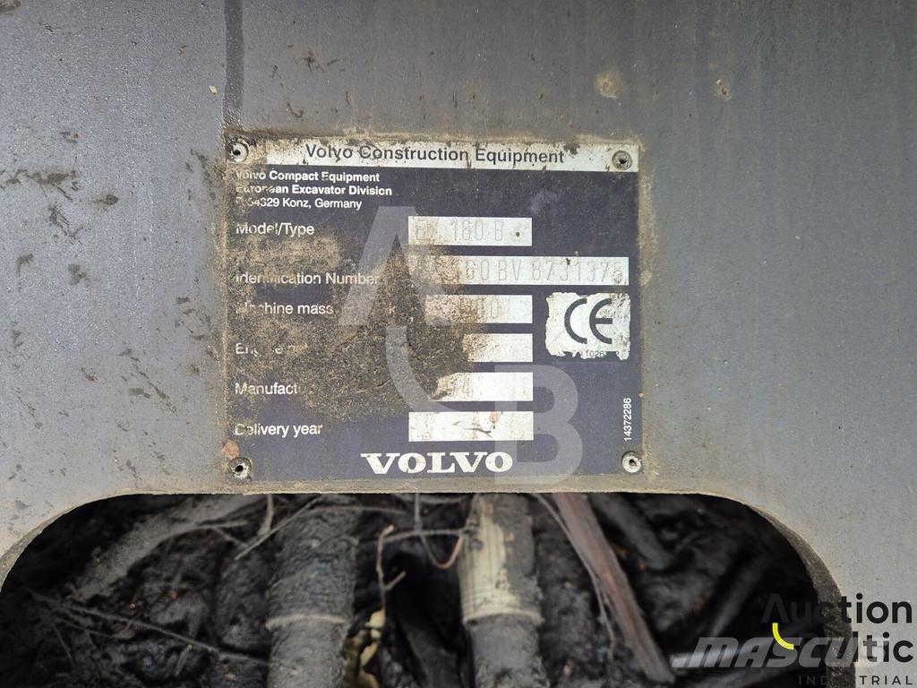 Volvo EW 160 B Ekskavatori uz riteņiem