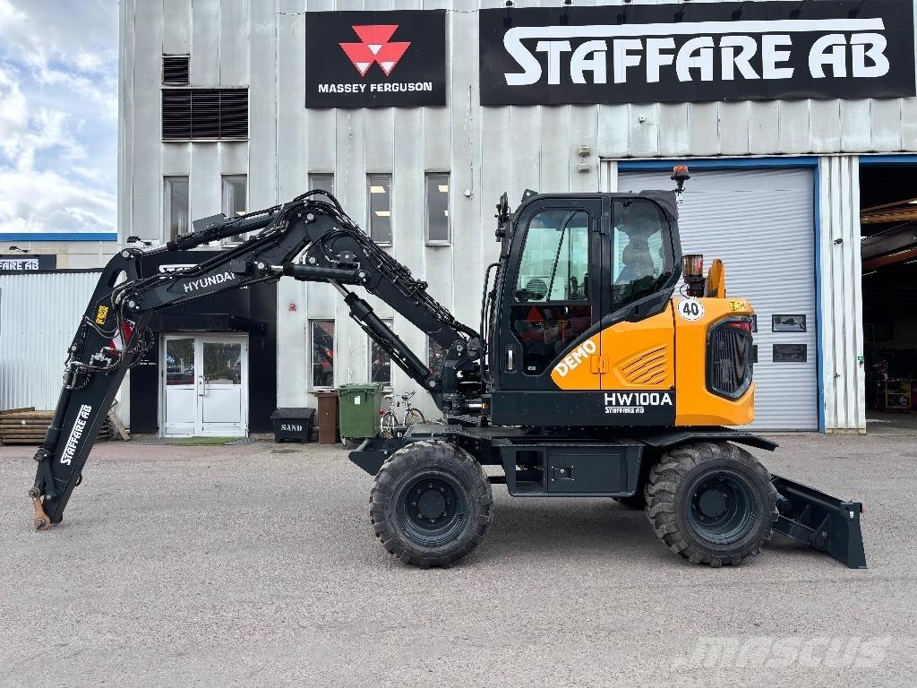 Hyundai HW100A Ekskavatori uz riteņiem