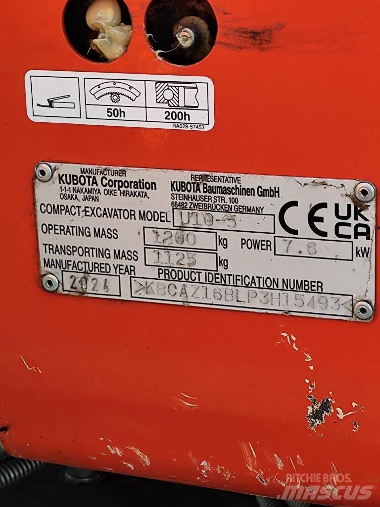 Kubota U 10 Mini ekskavatori < 7 t