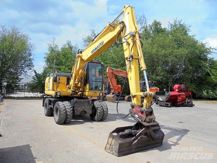 Komatsu PW 140-7 Ekskavatori uz riteņiem