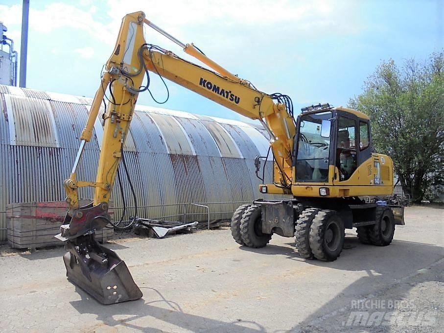 Komatsu PW 140-7 Ekskavatori uz riteņiem