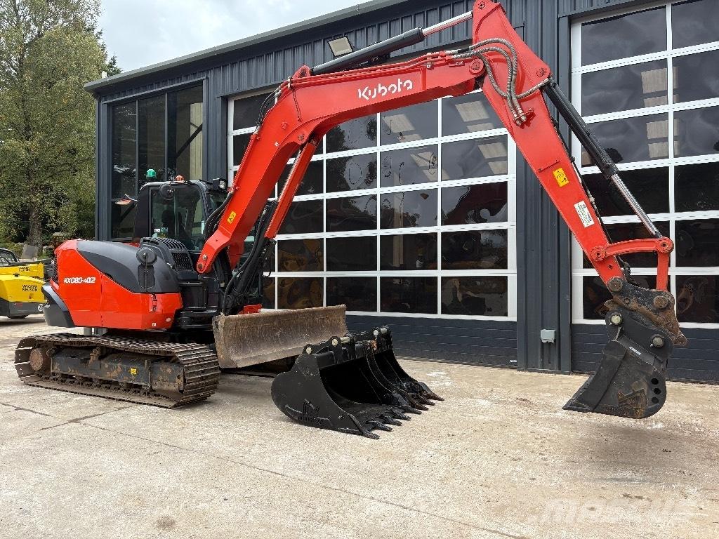 Kubota KX 080 Vidēja lieluma ekskavatori 7 t - 12 t