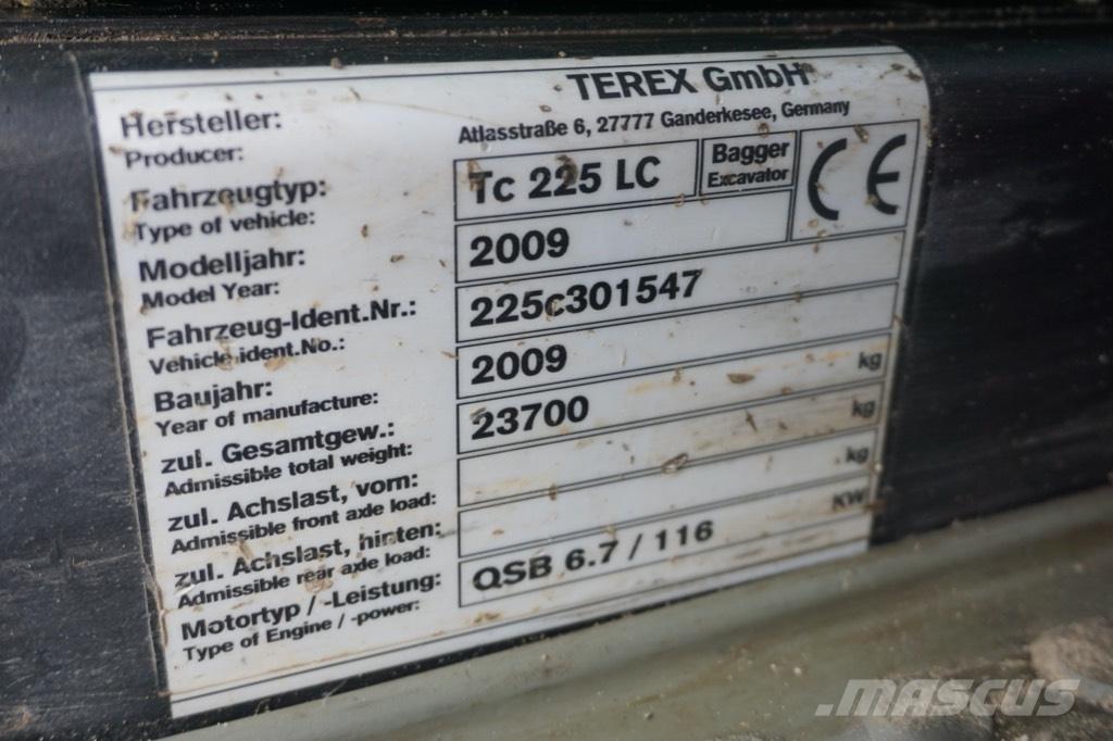 Atlas TC 225 LC Kāpurķēžu ekskavatori