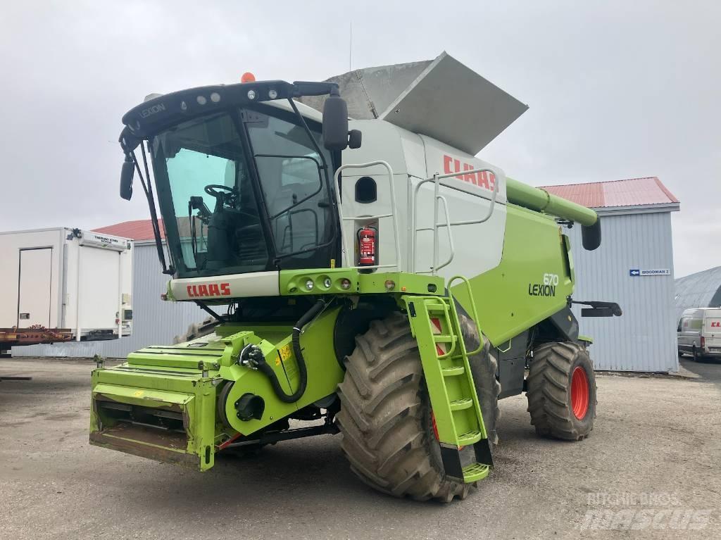 CLAAS Lexion 670 Ražas novākšanas kombaini