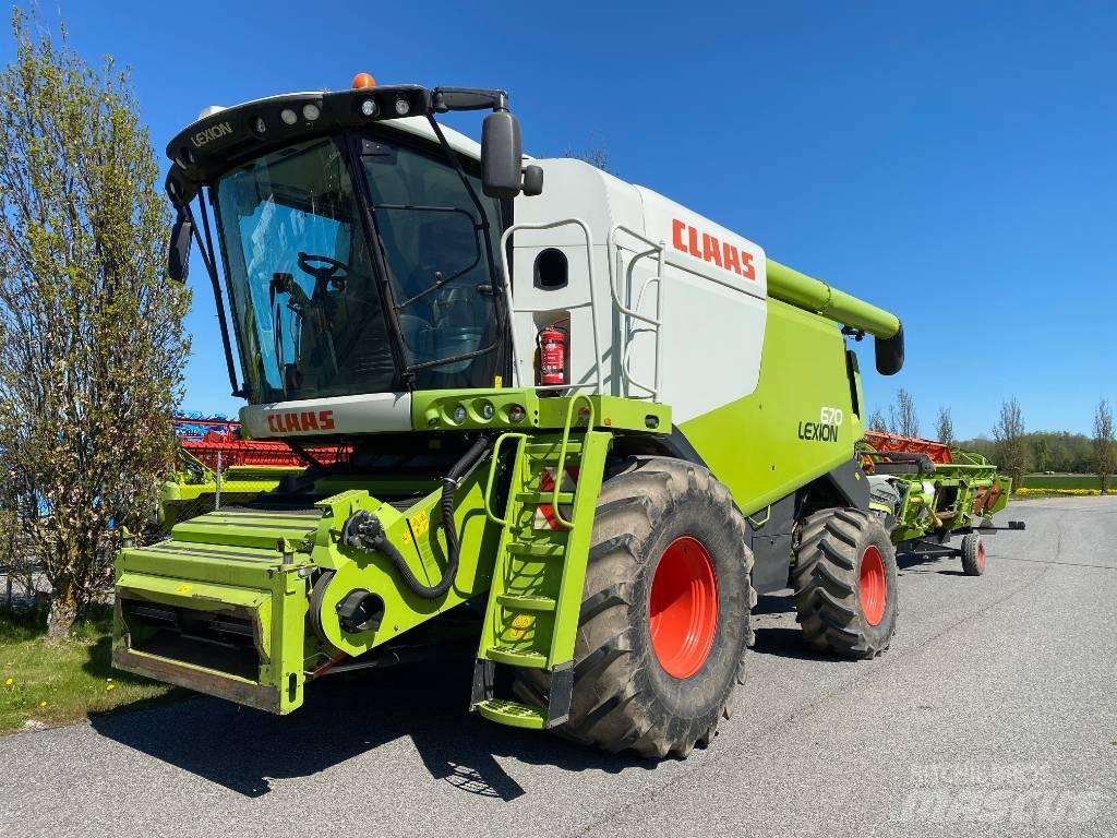 CLAAS Lexion 670 Ražas novākšanas kombaini
