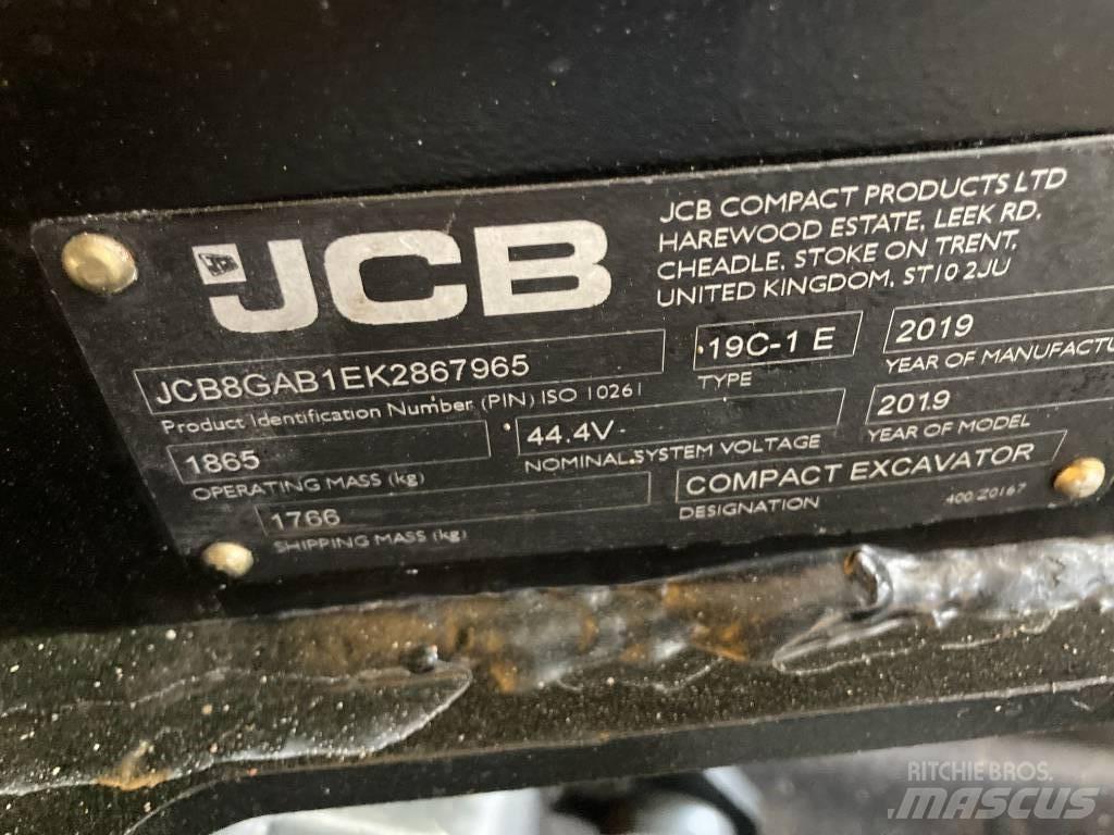 JCB 19 C-IE Mini ekskavatori < 7 t