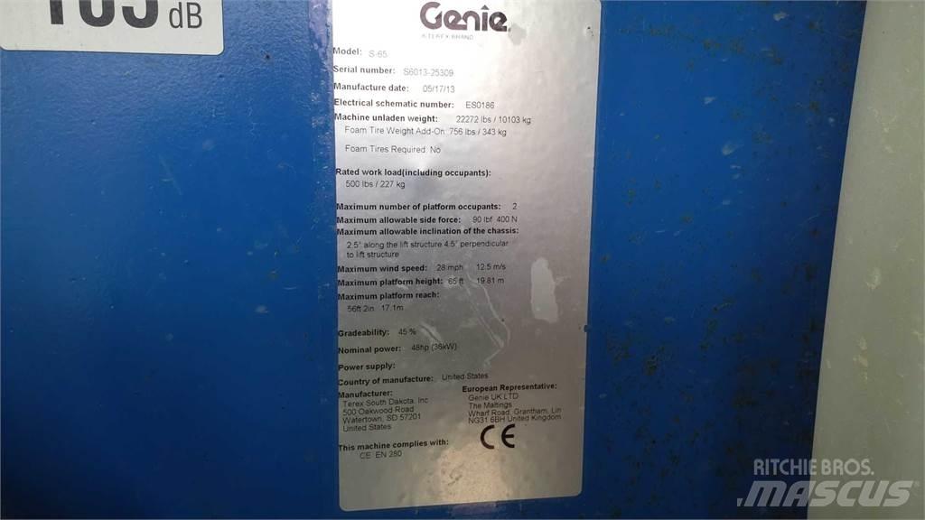 Genie S65 Teleskopiskie pacēlāji