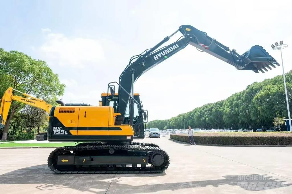 Hyundai HX 155 Kāpurķēžu ekskavatori