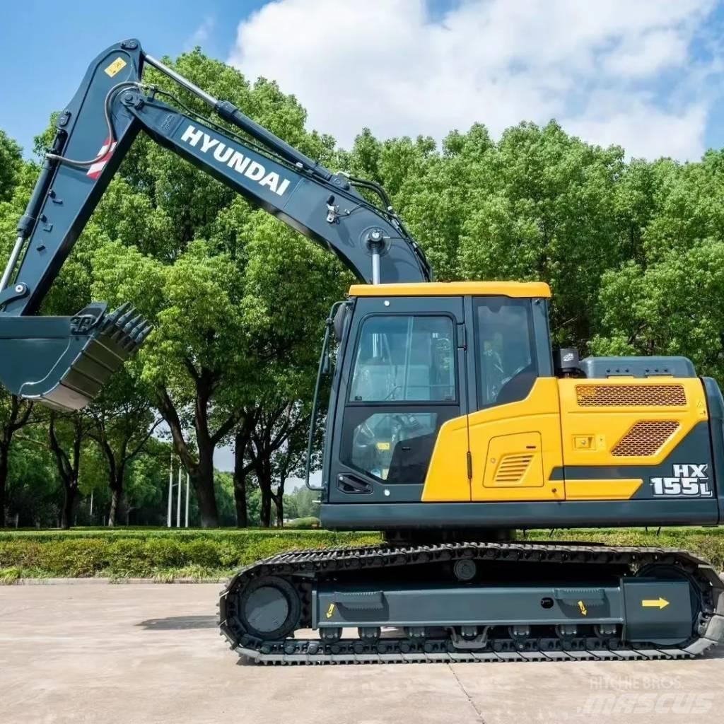 Hyundai HX 155 Kāpurķēžu ekskavatori