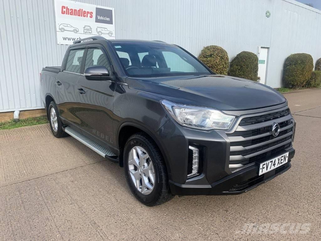  KGM MUSSO 2.2 REBEL Vieglais kravas automobilis/izkraušana no sāniem