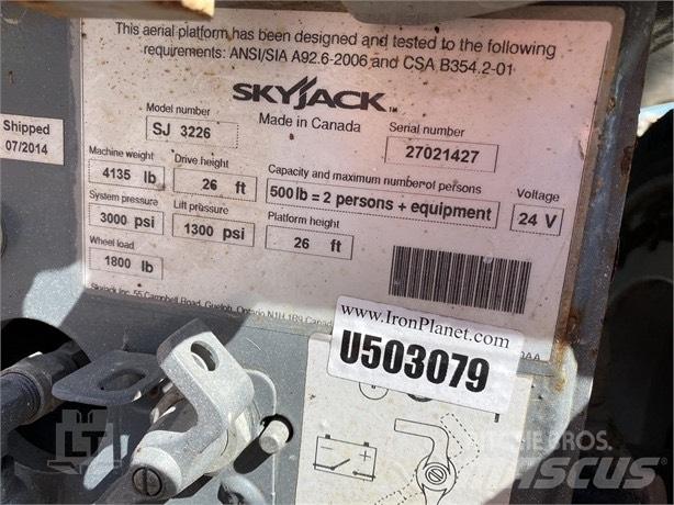 SkyJack SJ III 3226 Šķerveida pacēlāji