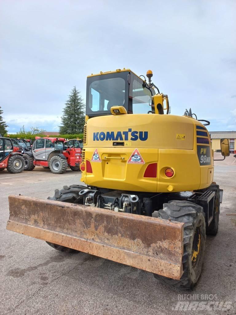 Komatsu PW 98 MR Ekskavatori uz riteņiem