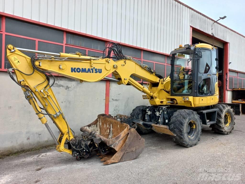 Komatsu PW 98 MR Ekskavatori uz riteņiem