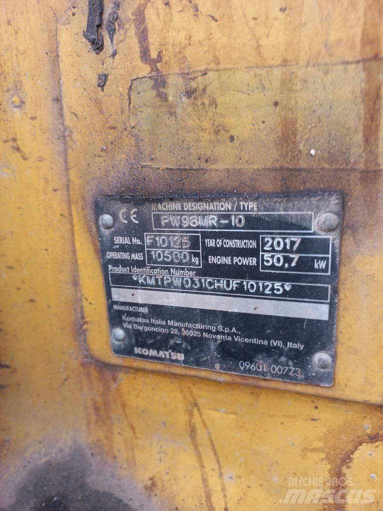 Komatsu PW 98 MR Ekskavatori uz riteņiem