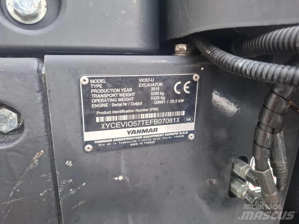 Yanmar Vio 57-U Mini ekskavatori < 7 t