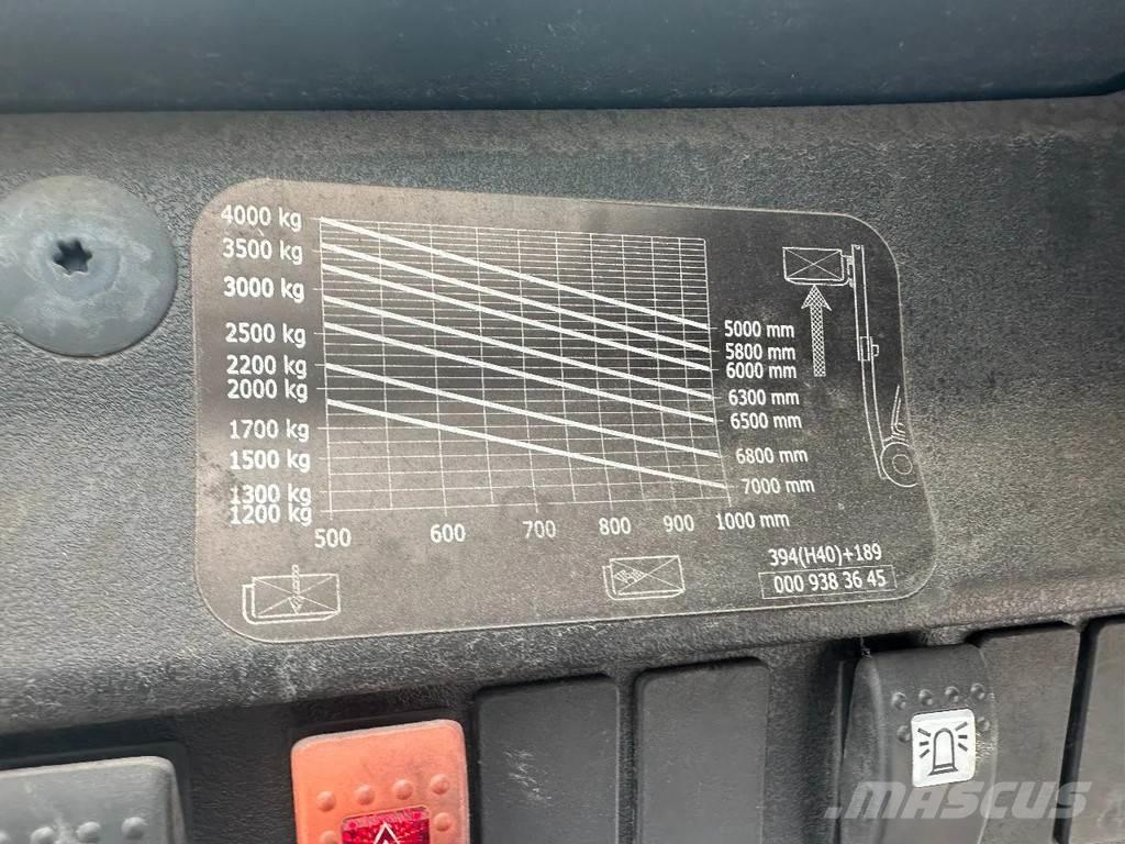 Linde H40D Tehnika ar dīzeļa dzinēju
