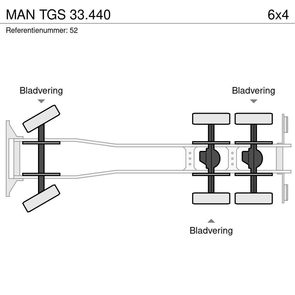 MAN TGS 33.440 Treileri ar āķi