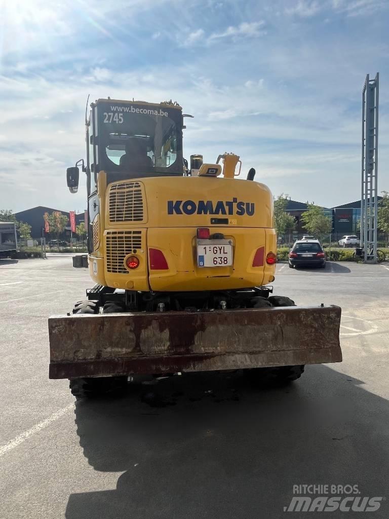 Komatsu PW98MR-10 Ekskavatori uz riteņiem