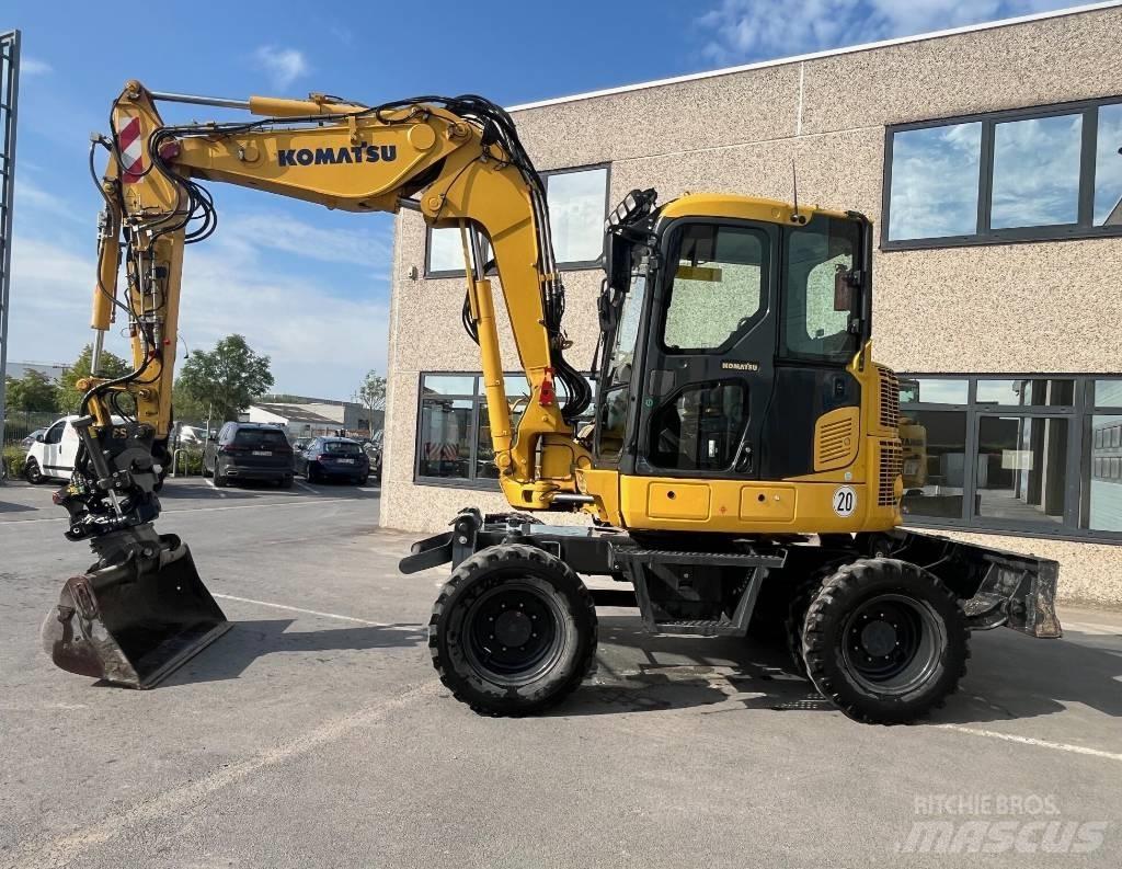 Komatsu PW98MR-10 Ekskavatori uz riteņiem