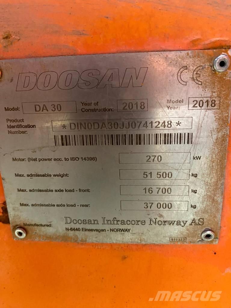 Doosan DA 30 Artikulētie pašizgāzēji