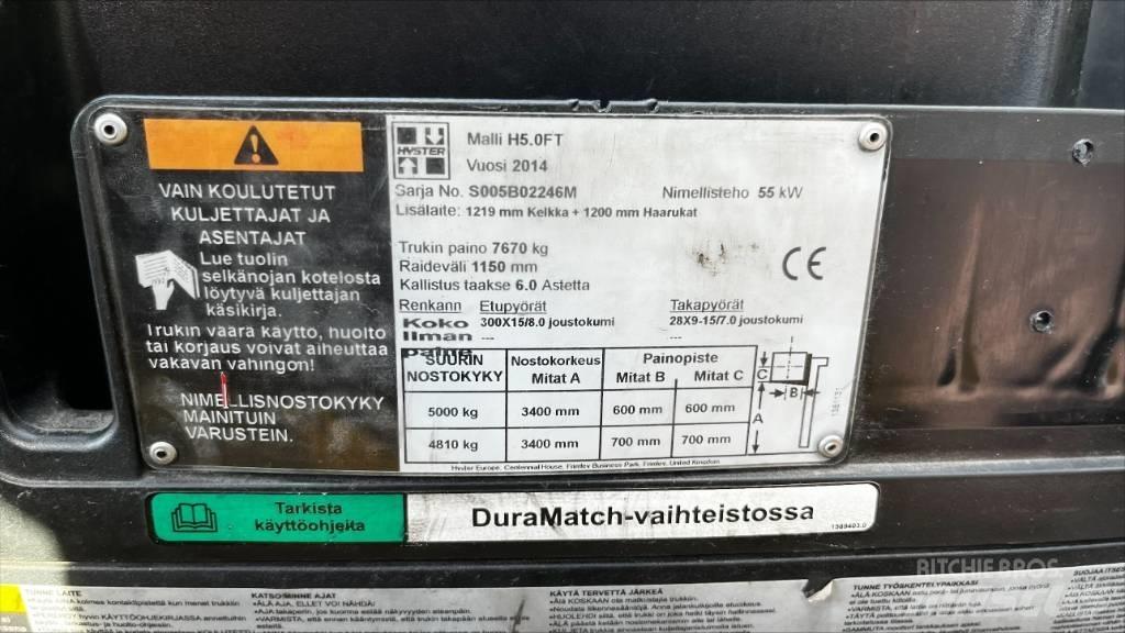 Hyster H 5.0 FT Tehnika ar dīzeļa dzinēju