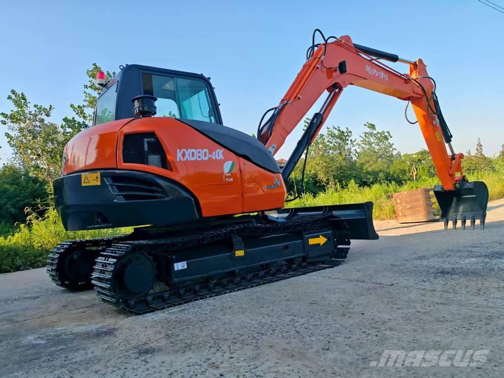 Kubota KX 080-4 Kāpurķēžu ekskavatori