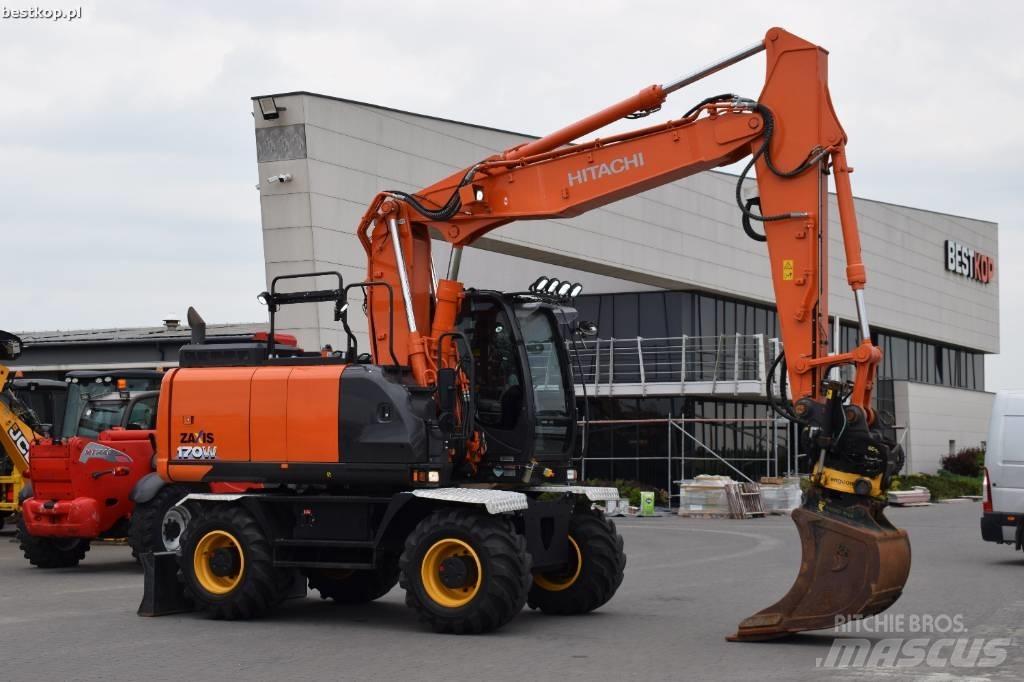 Hitachi ZX170 W-6 Ekskavatori uz riteņiem