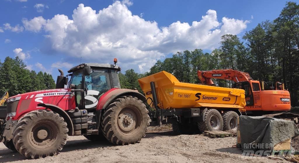 Stronga DL1000HP Pašizgāzēju piekabes