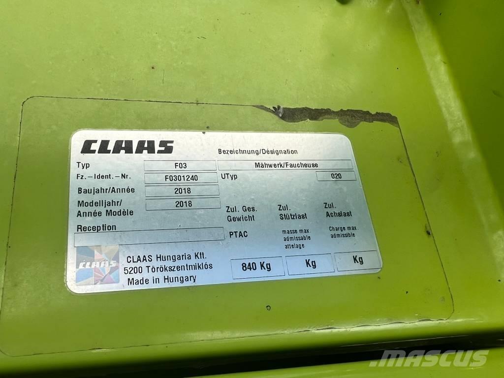 CLAAS Corto 310 FN Pļaujmašīnas