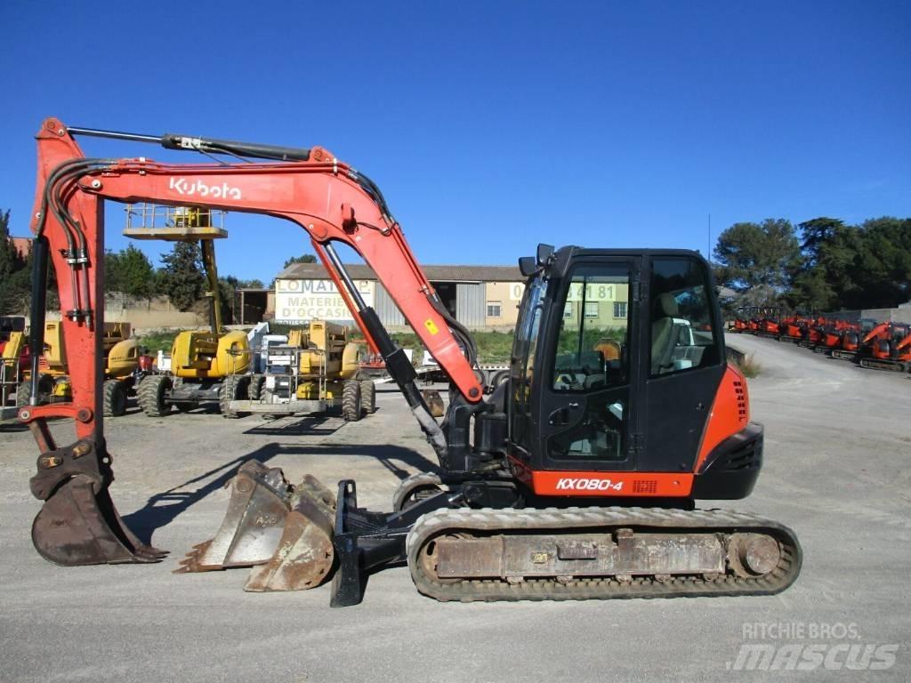 Kubota KX 080-4 Vidēja lieluma ekskavatori 7 t - 12 t