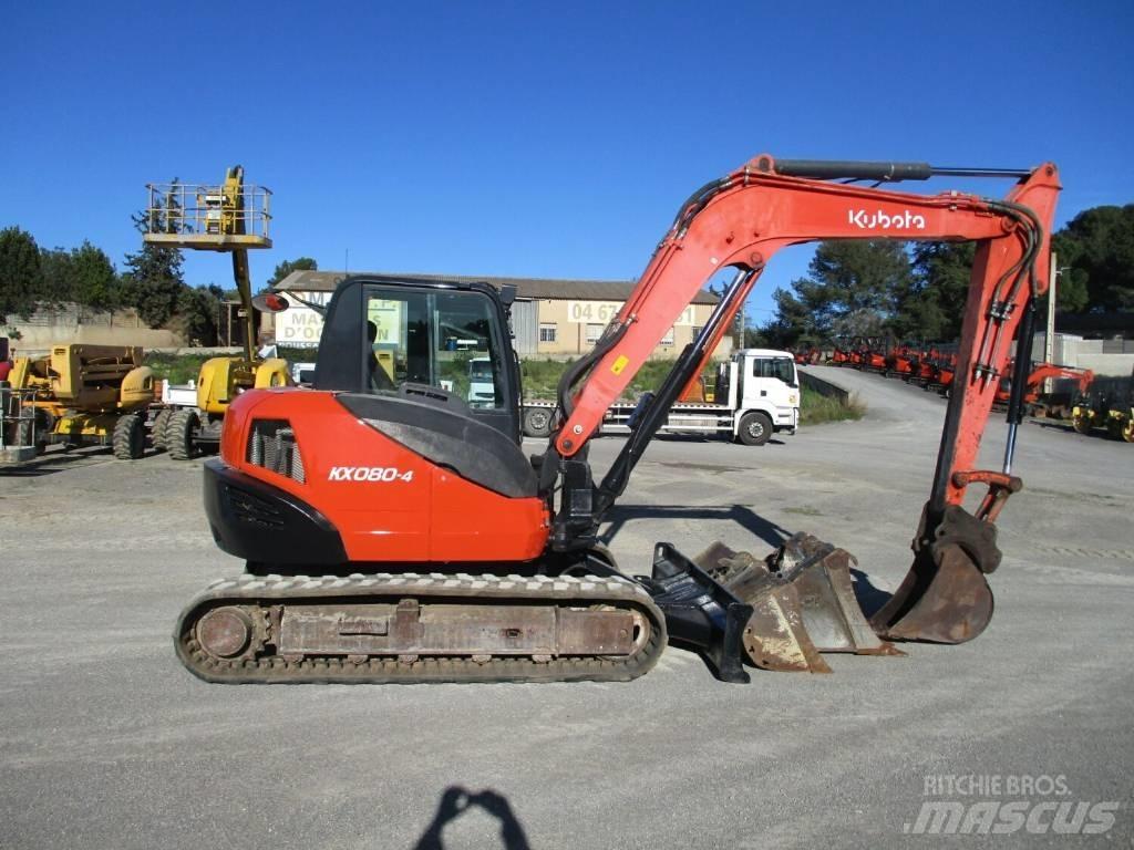 Kubota KX 080-4 Vidēja lieluma ekskavatori 7 t - 12 t